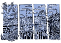 Image 2 of A5 Print Blue House