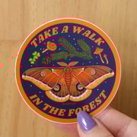 Image 2 of Take a Walk in the Forest Sticker