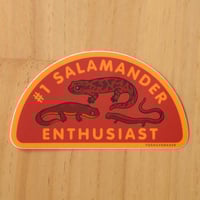 Image 1 of #1 Salamander Enthusiast Sticker