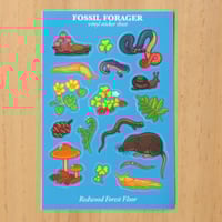Redwood Forest Floor Sticker Sheet
