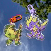 Image 3 of Dorian the Obstagoon Keychain