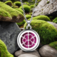 Image 2 of Stress Relief Daisy Chain Aromatherapy Necklace