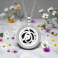 Image 2 of Mood-Boosting Flower Aromatherapy Necklace