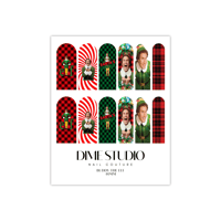 Image 2 of BUDDY THE ELF CHRISTMAS NAIL DECALS 