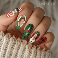 Image 1 of BUDDY THE ELF CHRISTMAS NAIL DECALS 