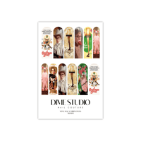 Image 2 of VINTAGE INSPIRED CHRISTMAS STORY NAIL DECALS 