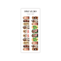 Image 4 of VINTAGE INSPIRED CHRISTMAS STORY NAIL DECALS 