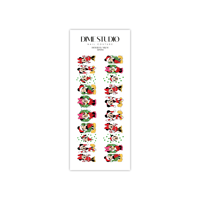Image 2 of MICKEY & MINNIE MOUSE HOLIDAY CHRISTMAS NAIL DECALS 