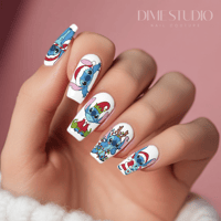 Image 1 of HOLIDAY STITCH NAIL DECALS 