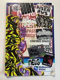 Bluray - Melbourne water no entry sign (Metal)