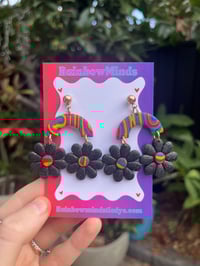 Psychedelic poise earrings 