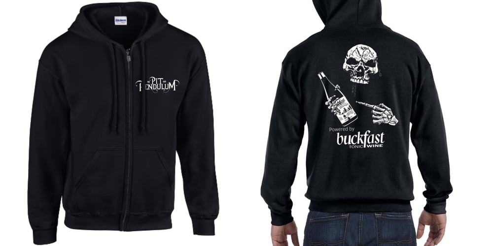 Image of Powered by buckfast zip up hoody 