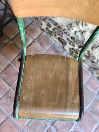 Image 4 of Chaise d'école années 70