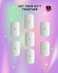 "Get Your Sh*t Together" Tarot Reading