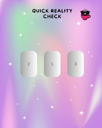  "Quick Reality Check" Tarot Reading