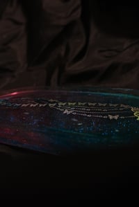Image 7 of Ombre Teal Purple Translucent Glitter Butterfly Handmade Resin Pill Tray