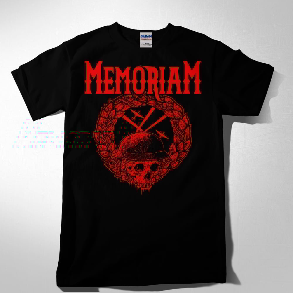 Image of Memoriam - T-Shirt -Hellfire - Red Print