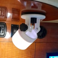Image 2 of 12V DC Boat Interior LED Reading Light with 360° Rotation
