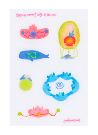 Image 3 of those we connect with in the sea sticker sheet