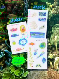 Image 4 of those we connect with in the sea sticker sheet