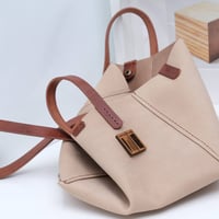 Image 6 of Studio Line One-off Small Two-way Tote in soft malt