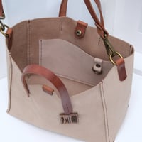 Image 5 of Studio Line One-off Small Two-way Tote in soft malt