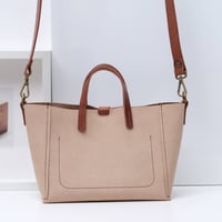 Image 3 of Studio Line One-off Small Two-way Tote in soft malt