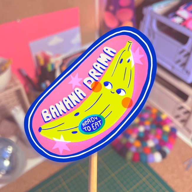 Sticker au choix : série "les fruits"