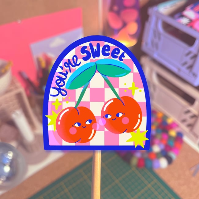 Sticker au choix : série "les fruits"