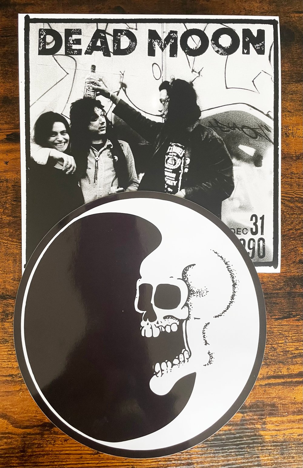 DEAD MOON – Car sticker (glossy) ø 30 cm / 12"