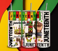 Juneteenth Queen Tumbler – Crowned in Freedom
