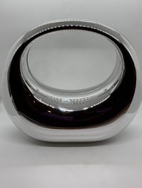 Silver hoop handbag