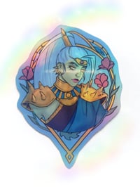 Megara Holo Sticker
