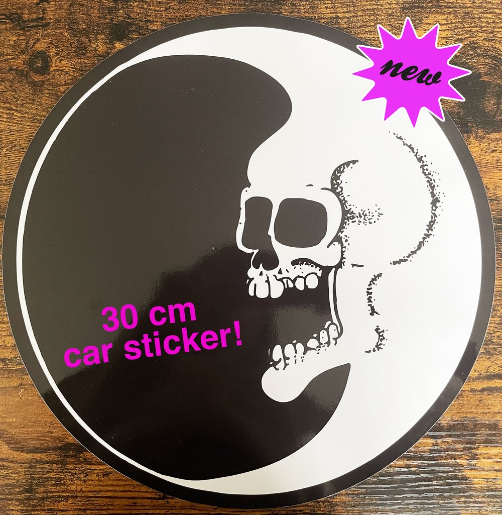 DEAD MOON – Car sticker (glossy) ø 30 cm / 12"
