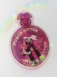 Power Bottom Holo Sticker