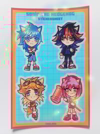 Image 2 of Sonic Holo Sticker Sheet