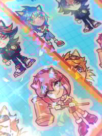 Image 3 of Sonic Holo Sticker Sheet