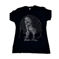 Chaka Khan Bling Rhinestone Tee – Soul Legend Inspired Unisex Sparkle Shirt