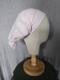 Image 2 of Linen Cover with Elastic Strap- Pale Pink