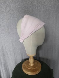 Image 1 of Linen Cover with Elastic Strap- Pale Pink