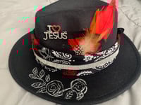 Image 2 of "I Love Jesus"  Panama Hat