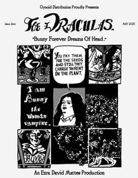 THE DRACULAS Issue Zero - "Bunny Forever Dreams of Head" **PREORDER**
