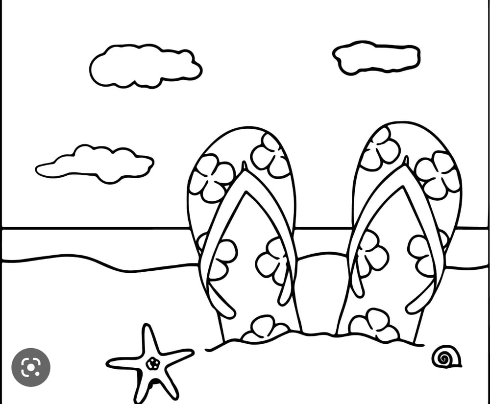 Image of Flops on the beach