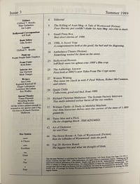 Image 2 of The Scream Factory #3 (Summer 1989)