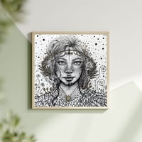 Image 1 of Haseya, She Rise Up, Eco Bamboo Fine Art Print