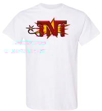 Image 1 of Heavy Cotton Unisex Shirt (Red Logo)