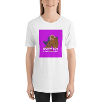 Image 1 of Soy Quien Soy w/ Background Unisex T-Shirt - Latin American Pride