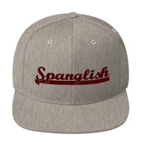 Image 1 of Spanglish Snapback Hat - LatinX Fashion