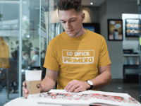 Image 1 of Lo Dificil Primero Unisex T-Shirt - Latin American Pride