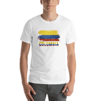 Image 1 of Colombia Flag Unisex T-Shirt - Latin American Pride